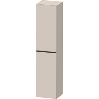 Duravit d-neo meuble haut 40x36x176cm charnière gauche taupe mat