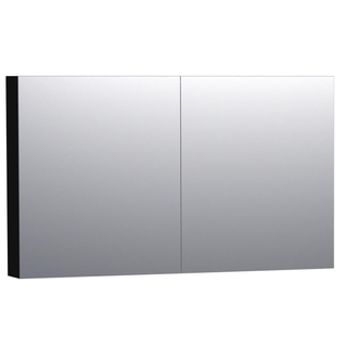 BRAUER Impress Deluxe miroir armoire 120 mat noir MODÈLE D'EXPOSITION