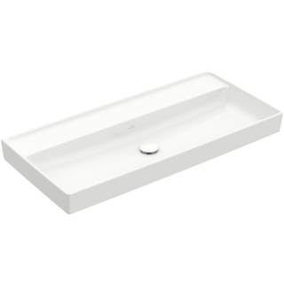 Villeroy & Boch Collaro Lavabo pour meuble 100x47cm sans trou de robinet sans trop-plein Blanc