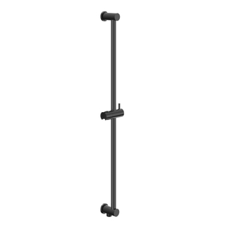 IVY Glissière - 80cm - sortie d'eau intégrée - Chrome noir PVD