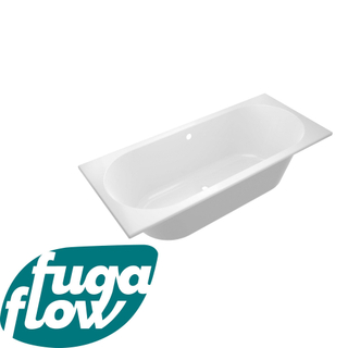 FugaFlow Efficiente Anta Ligbad - 180x80cm - acryl - duo - glans wit
