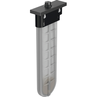 Hansgrohe sBox élément de finition rectangulaire incl. boîte à tuyau. tuyau de douche et rosace angulaire avec 1 fonction pour bord de baignoire ou carrelage chrome noir brossé