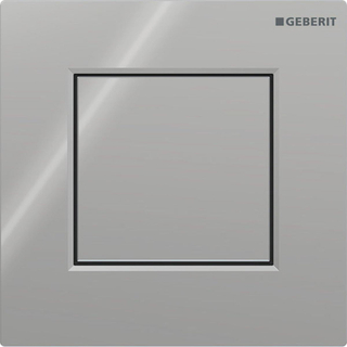 Plaque de commande Geberit type 01 urinoir - pneumatique - carré - chrome brillant