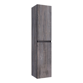 BRAUER Joy Edge Armoire colonne 35x35x160cm MFC Grey Canyon et noir mat