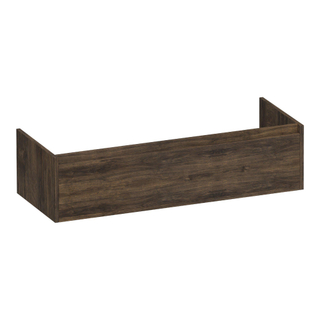 BRAUER Hope wastafelonderkast - 119x30x45.5cm - 1 softclose lade greeploos - 1 sifon uitsparing - Grove