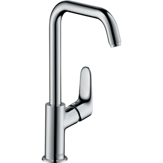 Hansgrohe Focus E2 Robinet de lavabo avec bec haut pivotant incluant ComfortZone 240 avec vidage chrome