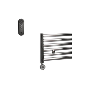 Sanicare HVS Radiateur électrique - 172x60cm - 822W - avec télécommande - thermostat - chrome - en bas à gauche - chrome