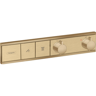 Hansgrohe RainSelect Pièce encastrée pour mitigeur de douche thermostatique à 2 fonctions 45.6x90cm bronze brossé