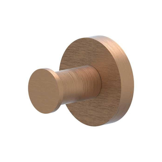 IVY Crochet à serviette - simple - grand - Cuivre brossé mat PVD