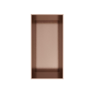 Hotbath &MORE Boîte encastrée ou niche encastrée 30x15x10cm sans cadre Cuivre brossé PVD