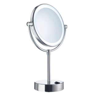 Smedbo Outline miroir grossissant avec éclairage à led, double lumière chrome