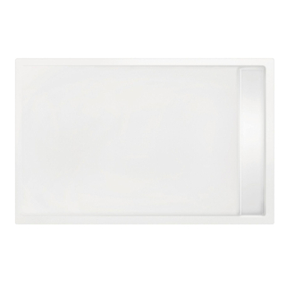 Xenz easy-tray sol de douche 110x80x5cm rectangle acrylique blanc
