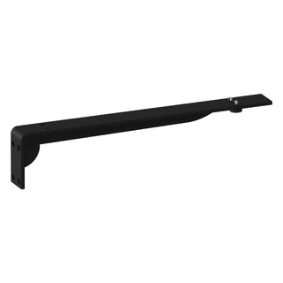BRAUER ophangbeugel - 38cm - verborgen - zwart mat