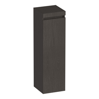 BRAUER Joy armoire salle de bain - 120x35x35cm - avec 1 porte sans poignée ouvrant vers la droite Anthracite Bois