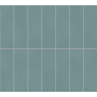 Atlas Concorde Boost Color Mozaiektegel - 33x37cm - 8.5mm - gerectificeerd - Witte scherf - Teal (Blauw)