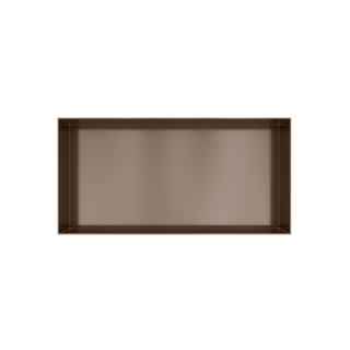 Hotbath &MORE Inbouwbox of inbouwnis - 30x60x10 - frameless - Tuscan bronze