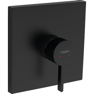 Hansgrohe Finoris Ensemble de recouvrement mitigeur de douche avec levier mat noir