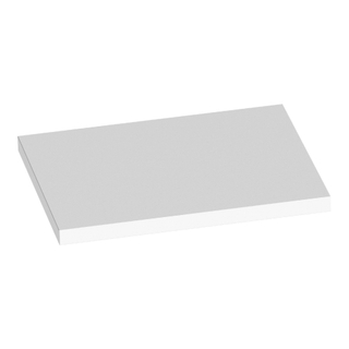 BRAUER Ocean Medium Plan sous vasque MDF 60cm Mat Blanc (36 mm)