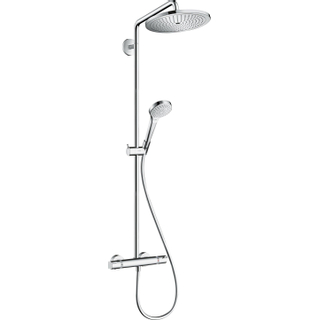 Hansgrohe Croma Select S 280 Showerpipe avec robinet de douche thermostatique Ecosmart chromé