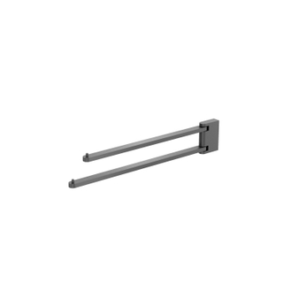 Crosswater MPRO Handdoekstang - 44.6cm - draaibaar - leisteen