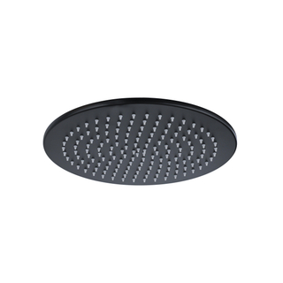 Fortifura Calvi Hoofddouche 30cm - rond - 6mm - zwart mat