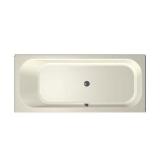 Xenz Aruba Ligbad - 180x80x48 - afvoer Midden - acryl - pergamon