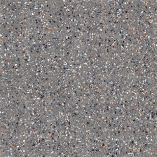 EnergieKer Medley - Carrelage Terrazzo et mural - 120x120cm - rectifié - Anthracite mat