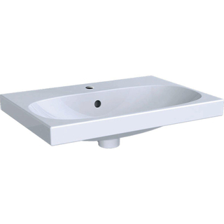 Geberit Acanto lavabo compact avec trou pour robinet avec trop-plein 60x42.2x16.8cm blanc 500631012