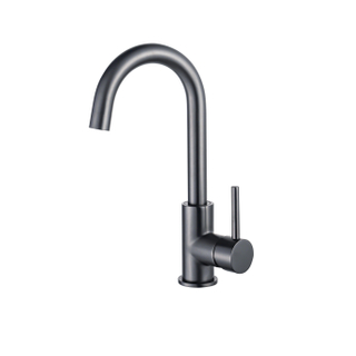 Fortifura Calvi Wastafelmengkraan - hoog - draaibare uitloop - Gunmetal PVD OUTLETSTORE