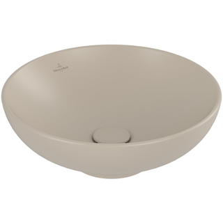 Villeroy & Boch Loop & Friends Lavabo 42x42cm Rond avec trop-plein CeramicPlus Almond