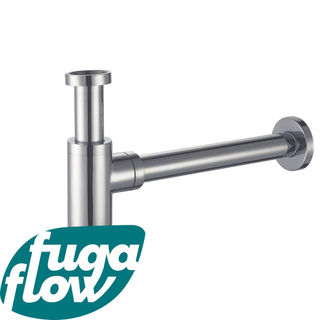 FugaFlow Efficiente Sobrado design bekersifon 1.1/4" voor wastafel chroom - Black Friday -