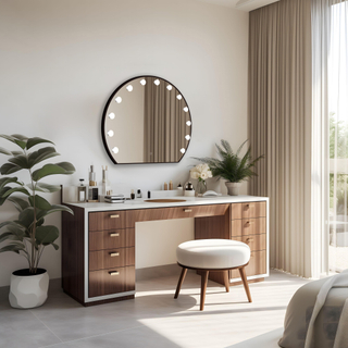 Saniclass Spotlight Miroir - 80x72x12 - avec éclairage - interrupteur tactile - metal black