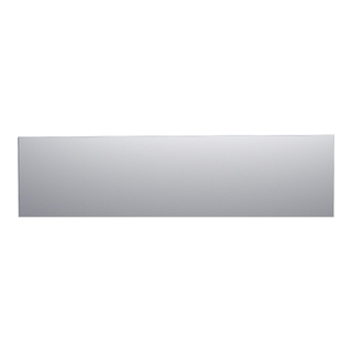 BRAUER Alu Miroir - 200x70cm - sans éclairage - rectangulaire - Aluminium (argent)