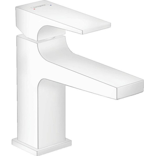 Hansgrohe Metropol robinet WC 100 avec vidage push open avec bec fixe en saillie 12.7 cm mat blanc