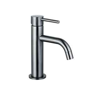 Fortifura Calvi Slim Wastafelkraan - 17.3cm - opbouw - gunmetal PVD OUTLETSTORE