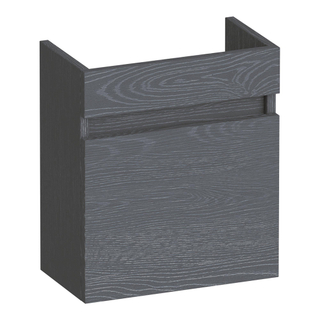 BRAUER Joy fonteinonderkast - 40x45x22cm - 1 deur - greeploos - linksdraaiend - Timber Grey