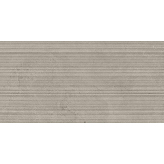 Serenissima Pietra Di Portland wandtegel - 60x120cm - gerectificeerd - Cannettato Greige (grijs)