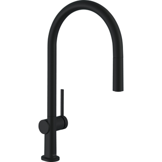 Hansgrohe Talis M54 Mitigeur de cuisine - douchette extractible 1 type de jet - noir mat