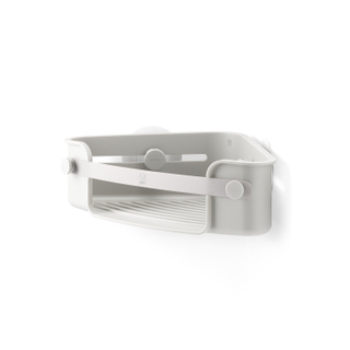 Umbra Flex douchemand - 30x19x9cm - hoekmontage - zelfklevend -ABS Grijs