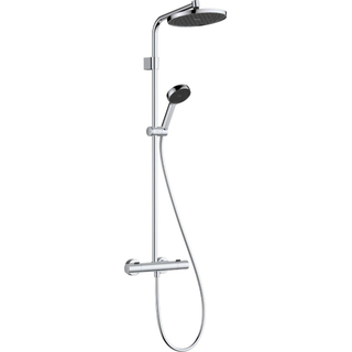 Hansgrohe Activera S Showerpipe 240 - 1jet - EcoSmart avec Ecostat Fine Varia - chrome