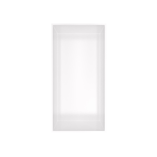 Hotbath &MORE Boîte encastrable ou niche encastrée 30x15x10cm sans cadre Mat blanc