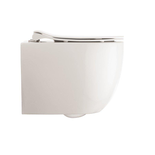 Crosswater Glide II WC suspendu - 37x46x32.5cm - sans bride - sans abattant - Blanc brillant mat