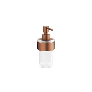 Crosswater Velo Zeepdispenser - 16.5x11x6.9cm - wandmodel - geborsteld brons