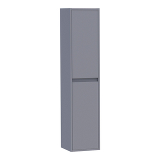 BRAUER Nexxt Badkamerkast - 160x35x35cm - 2 greep - loze links/rechtsdraaiende deuren - MDF - mat grijs