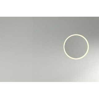 HR badmeubelen Jade Spiegel - 200x4x70cm - 200x70cm - LED-verlichting - rondom - touchsensor - 3 standen - spiegelverwarming - met scheerspiegel - zilver