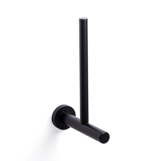 FugaFlow Efficiente Acces Porte-papier toilette réserve rond noir mat