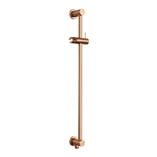 Brauer Copper Edition Glijstang - 70cm - handdouchehouder - geïntegreerde wateruitlaat - PVD - geborsteld koper OUTLETSTORE