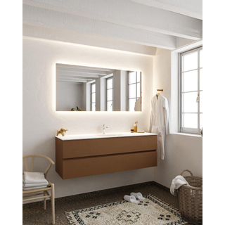 Mondiaz VICA ensemble de meuble de salle de bain - 150cm - meuble sous-vasque reposant - 2 tiroirs - lavabo moon milieu - 1 trou de robinet - version XL 60cm haut