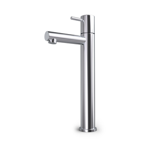 Hotbath Buddy Fonteinkraan - uitloop 11cm - opbouw - hoog model - chroom