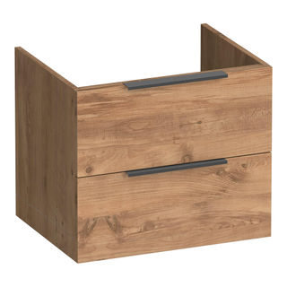 BRAUER Elevate wastafelonderkast 60 excl. opleggrepen 2 softclose lades en 1 sifon uitsparing - Chateau
